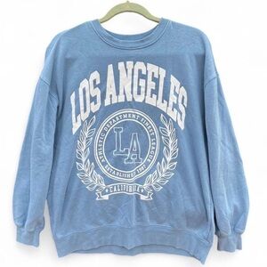 Blue Los Angeles Lakers Crest Graphic Men's Sweater